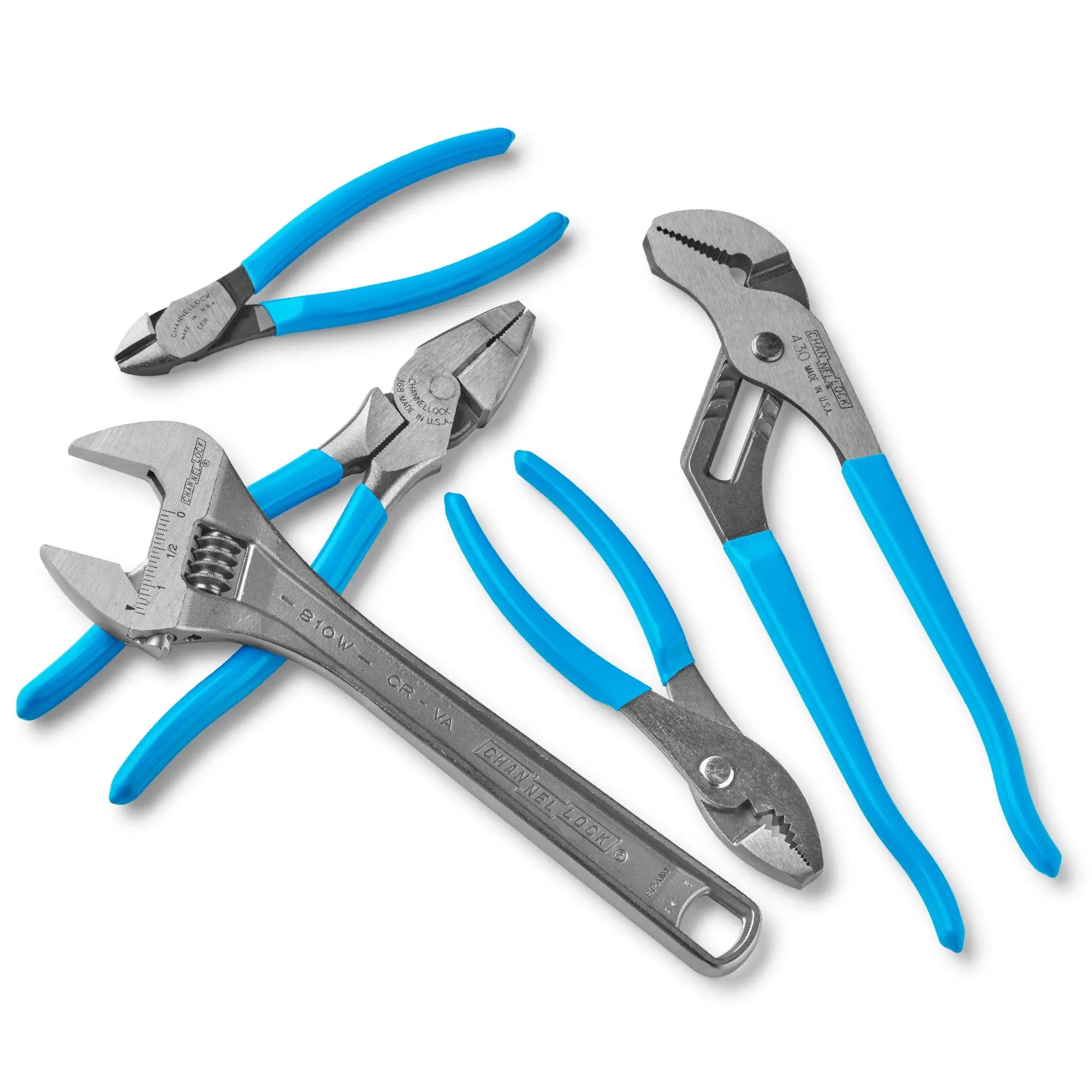 Channellock Set of 5 Plier 810W, 526, E336, 430, 368 with Poly-Bag - CL GS-25 Channellock