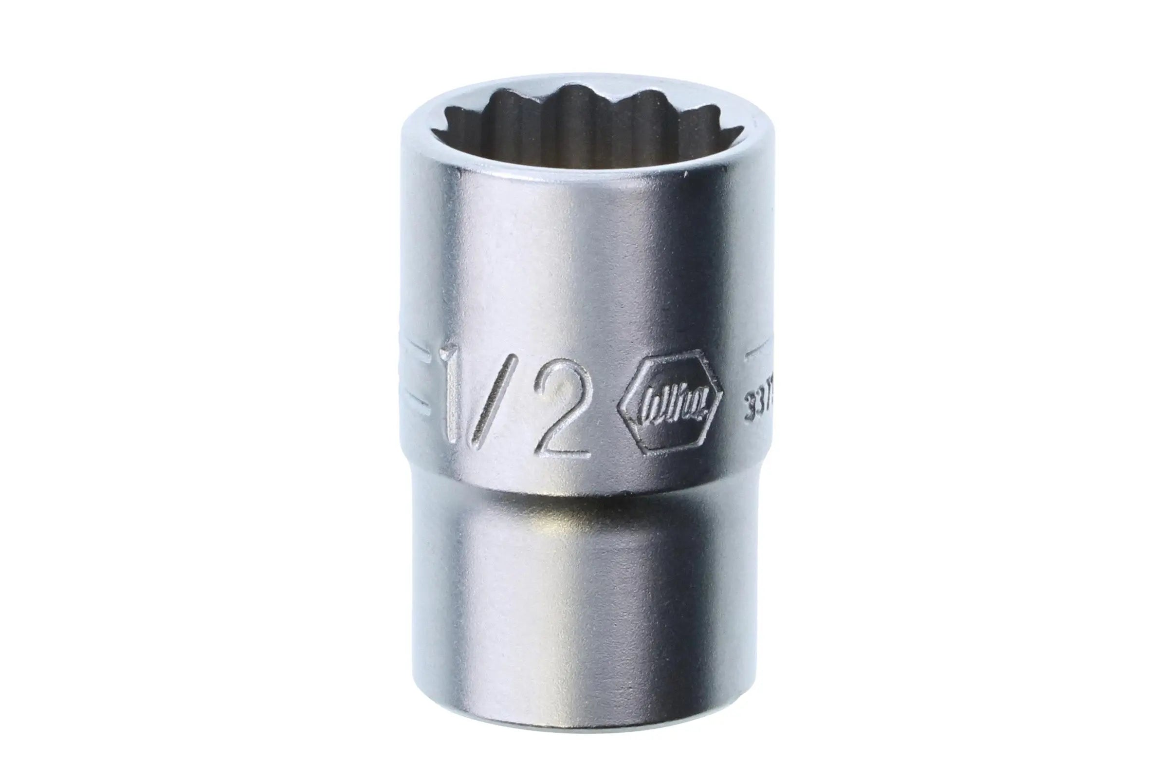 Wiha 33714, 3/8" Drive Socket, 12 Point, 1/2" Wiha
