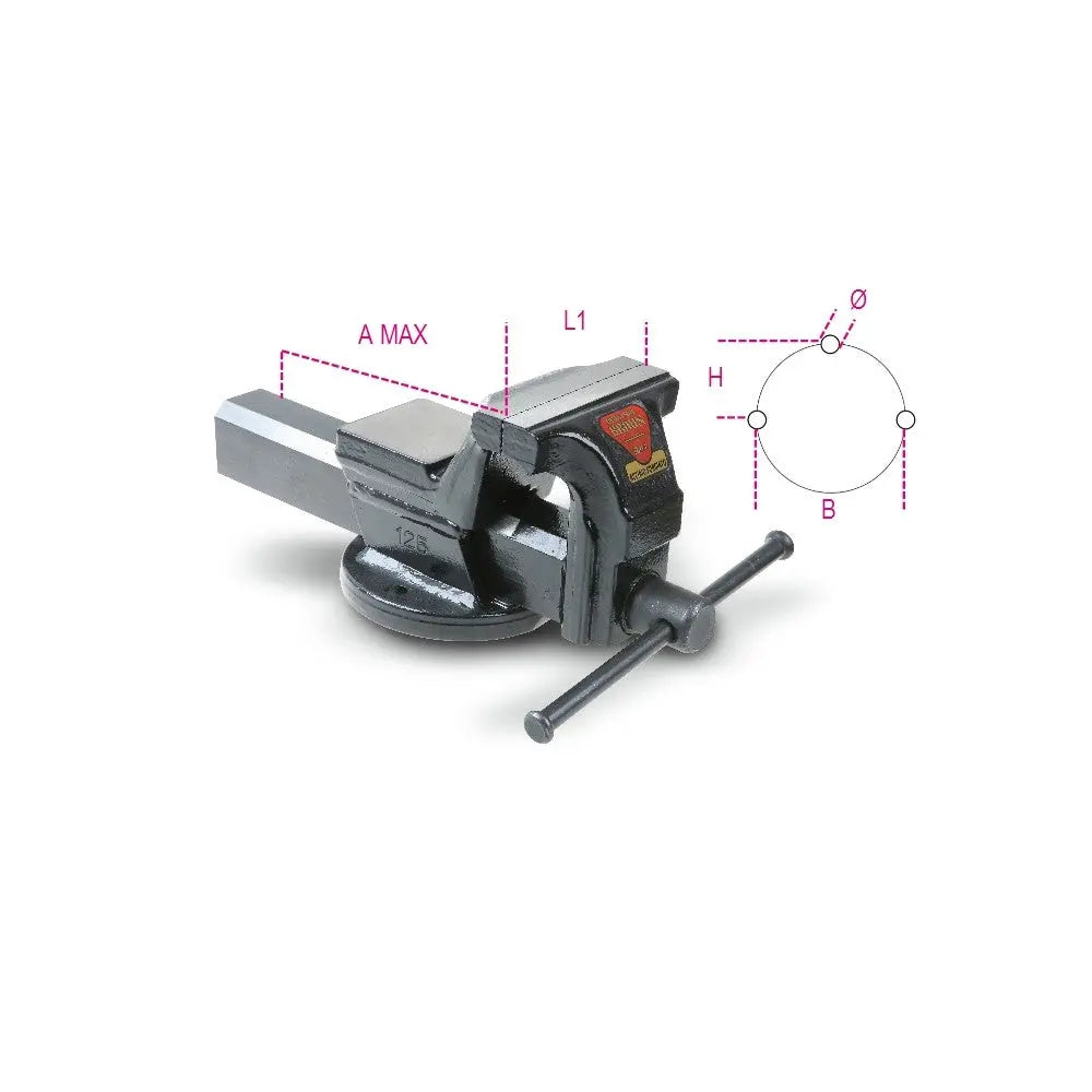 Beta Tools (Article# 1599F 125) Parallel Bench Vices - BT 15990125 Beta Tools