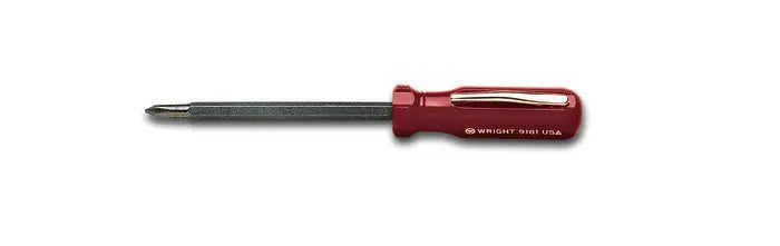 Wright Tool 2-in-1 Pocket Screwdriver 2-5/8 in Blade Length, 3/16 in x No. 1 - WT 9181 Screwdriver Wright Tool