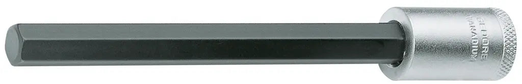 Gedore 3/8 in Long Internal Hexagon Screwdriver Bit Socket, 4mm - GD 1510118 Gedore