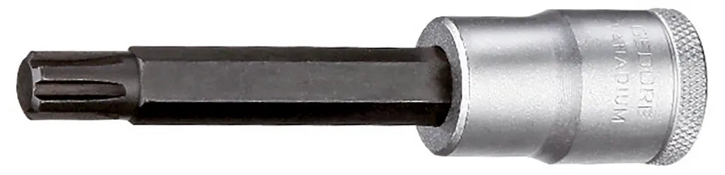 Gedore 1/2 in Screwdriver Bit Socket, 100mm, RIBE M6 - GD 1449850 Gedore
