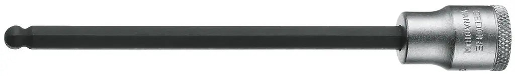 Gedore 3/8 in Long Internal Hexagon Screwdriver Bit Socket, 10mm, 15 - 20 deg Swivel Angle - GD 1505769 Gedore