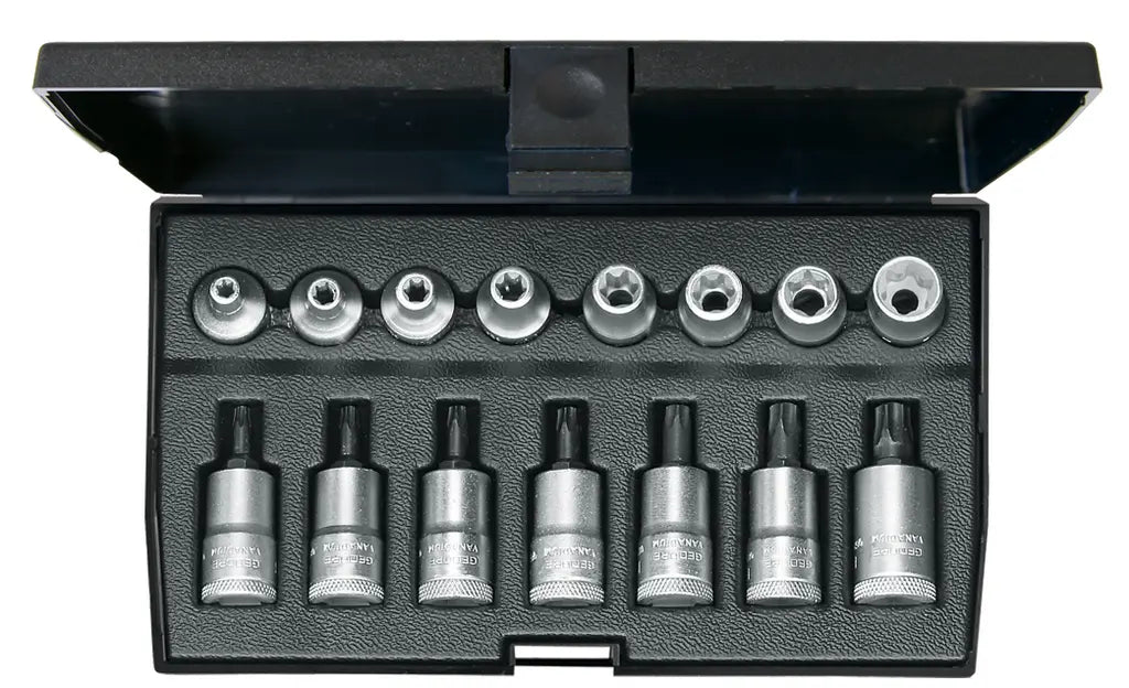 Gedore Set of 15 3/8 in Internal-External Torx Screwdriver - GD 1509942 Gedore