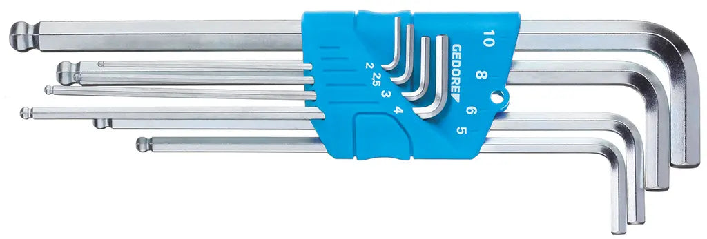 Gedore Set of 8 XL Ball Ended Offset Screwdriver, 2 - 10mm - GD 3107469 Gedore