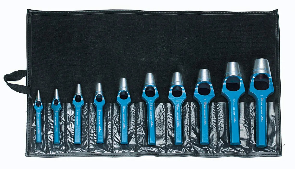 Gedore 570307 Set of arc punches 7 pcs, 4-16 mm 2646382 Gedore
