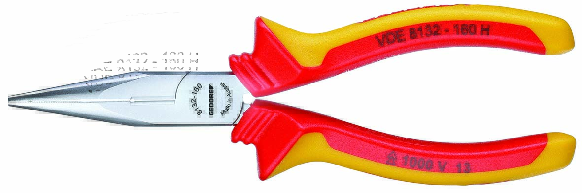 Gedore VDE 8132-160 H VDE Telephone pliers with VDE insulating sleeves 160 mm 1552112 Gedore