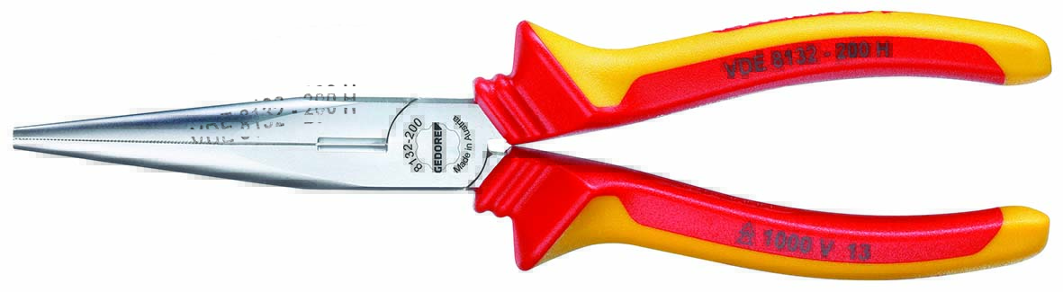Gedore VDE 8132-200 H VDE Telephone pliers with VDE insulating sleeves 200 mm 1552120 Gedore