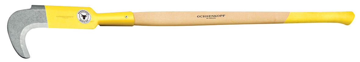 Ochsenkopf Gedore OX 70 H-0905 Slashing hook, one-hand use, with hickory handle 1592122 Slashing hook, one-hand use, with hickory handle