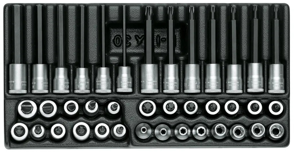 Gedore Set of 39 3/8 in Screwdriver Bit with 1/3 ES Module - GD 1640860 Gedore