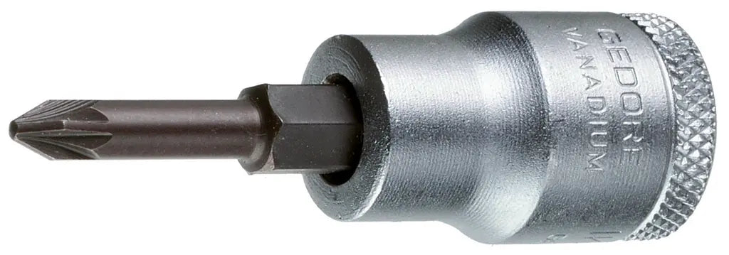 Gedore 3/8 in POZI Screwdriver Bit Socket, PZ1 - GD 1640968 Gedore