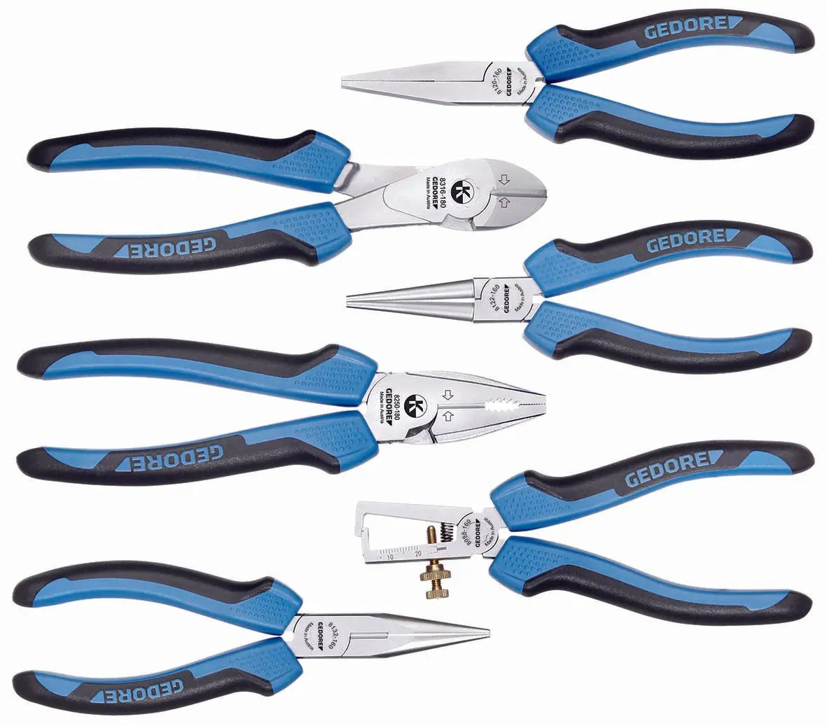 Gedore 1101-002 Pliers set, 6 pcs 1708155 Gedore