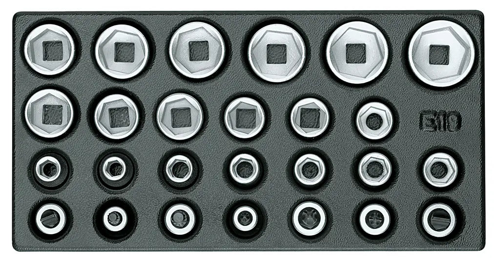 Gedore Set of 27 1/2 in Socket Wrench Insert with 1/3 ES module - GD 1733109 Gedore