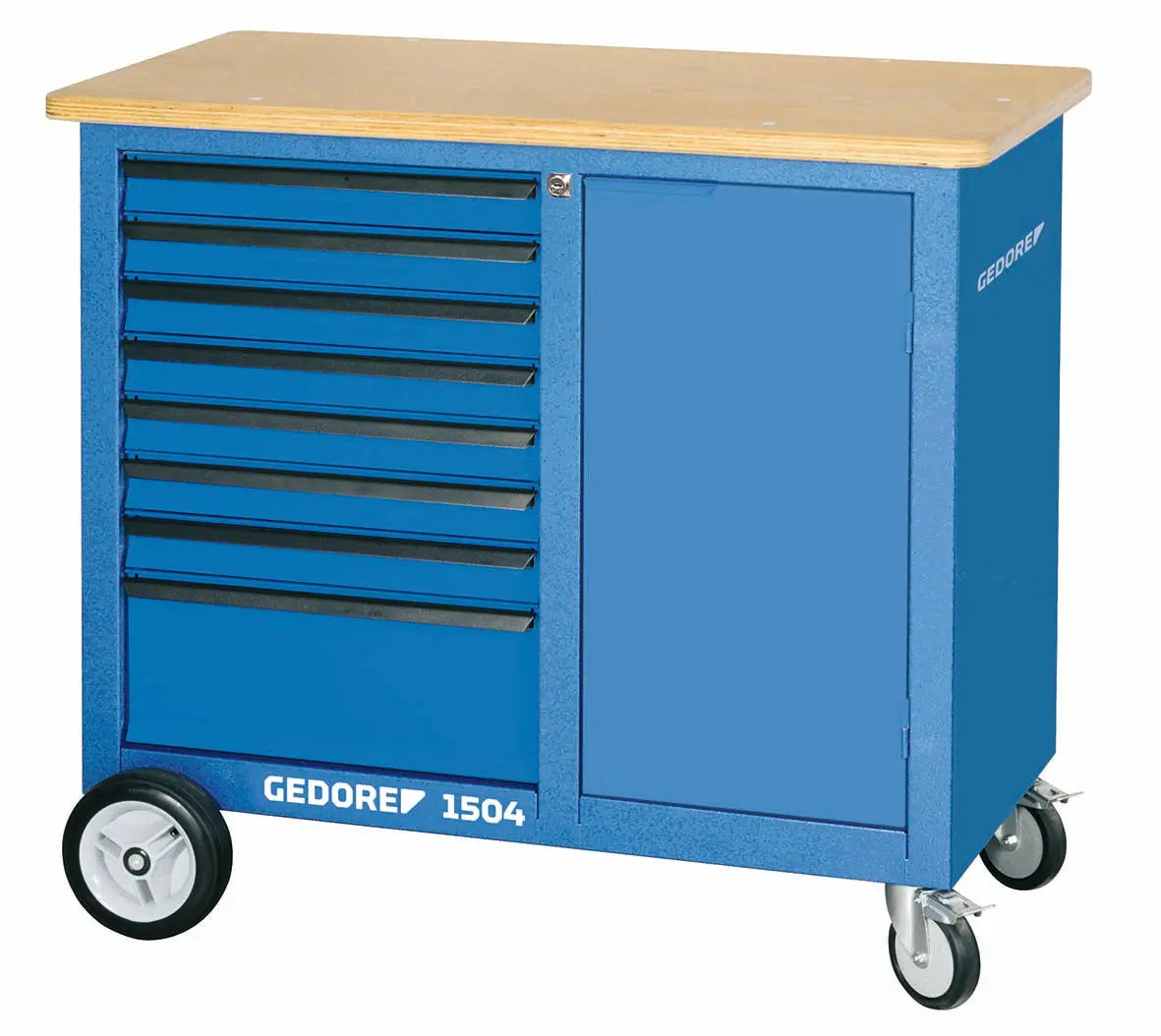 Gedore 1504 0701 Mobile workbench with 8 drawers 1814931 Gedore