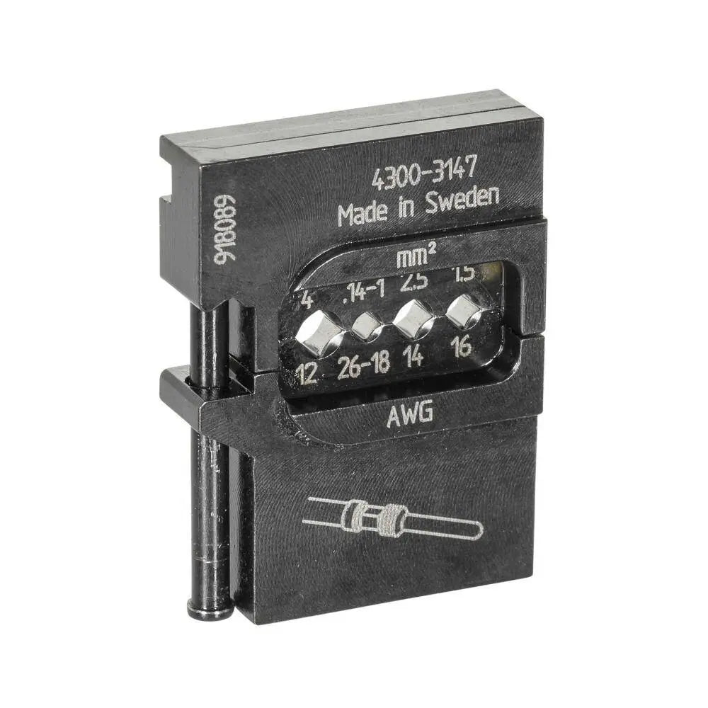 Gedore (Series 8140-18) Module Insert for Heavy Connectors, 1.5 - 4mm - GD 1830732