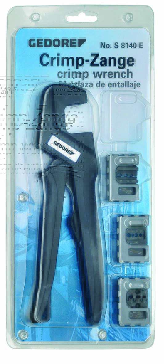 Gedore S 8140 E Crimping pliers set ELECTRONIC 1830899 Gedore