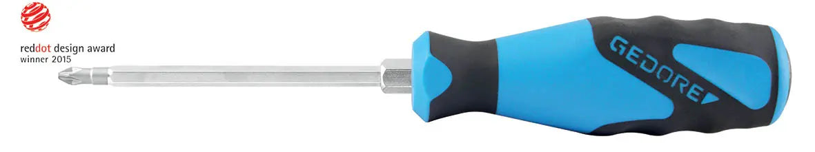 Gedore 2160SK PH 1 3C-Screwdriver with striking cap PH 1 1845292 Gedore