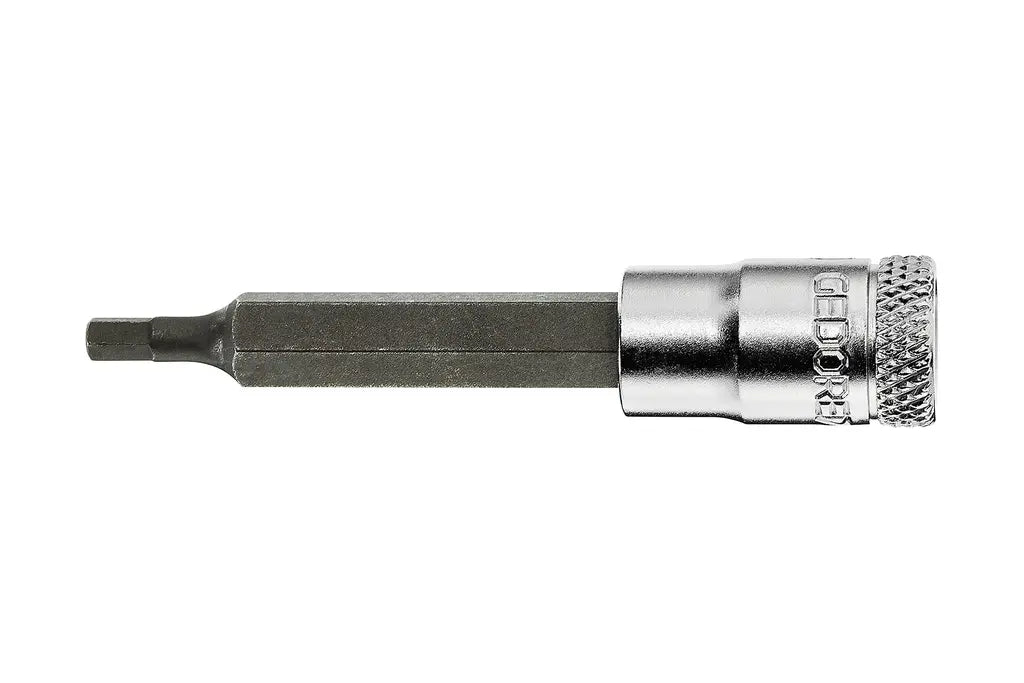 Gedore 1/4 in Long Internal Hexagon Screwdriver Bit Socket, 3mm - GD 1933256 Gedore