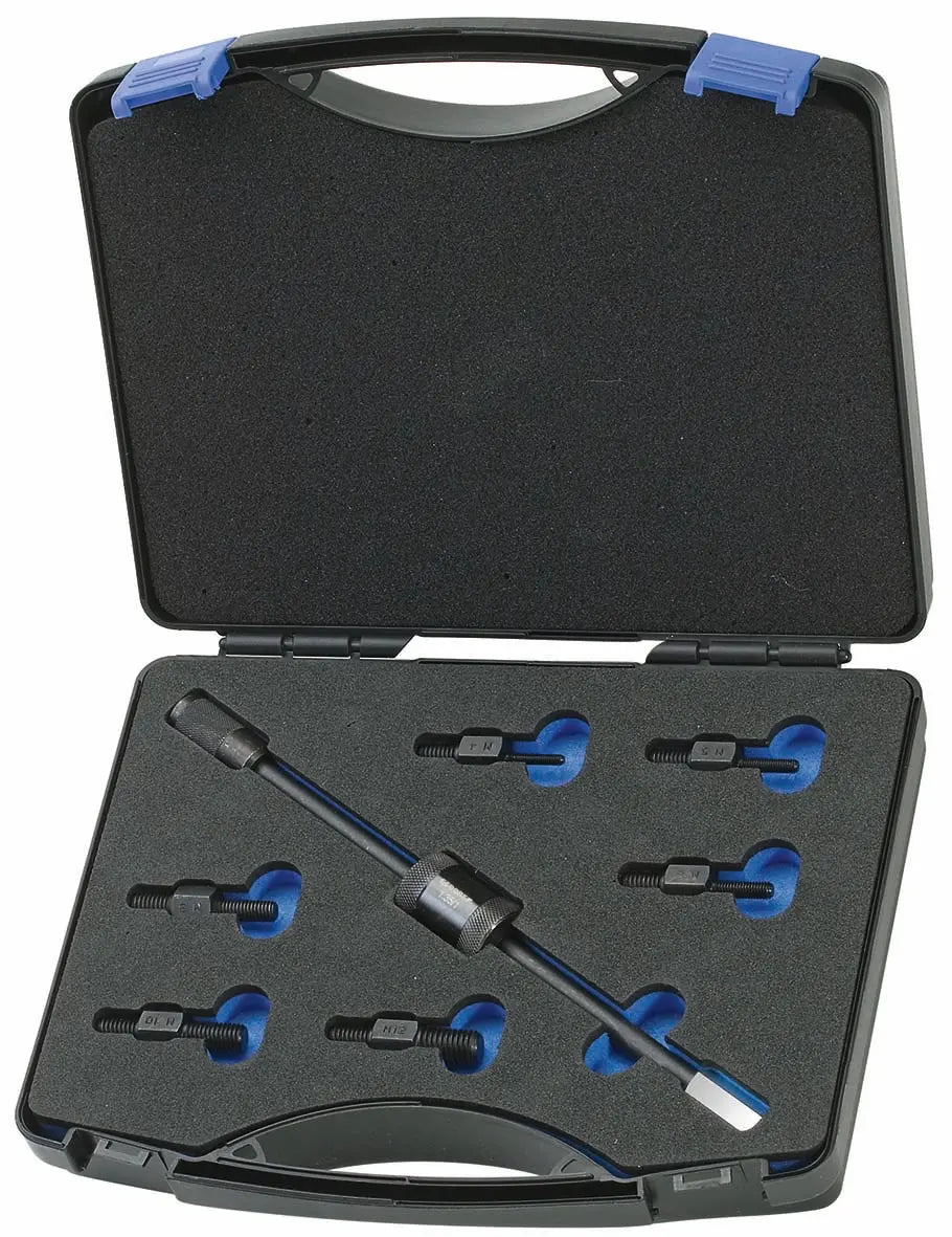 Gedore 1936549, Set of threaded inserts with slide hammer 200 g, 7 pcs ...