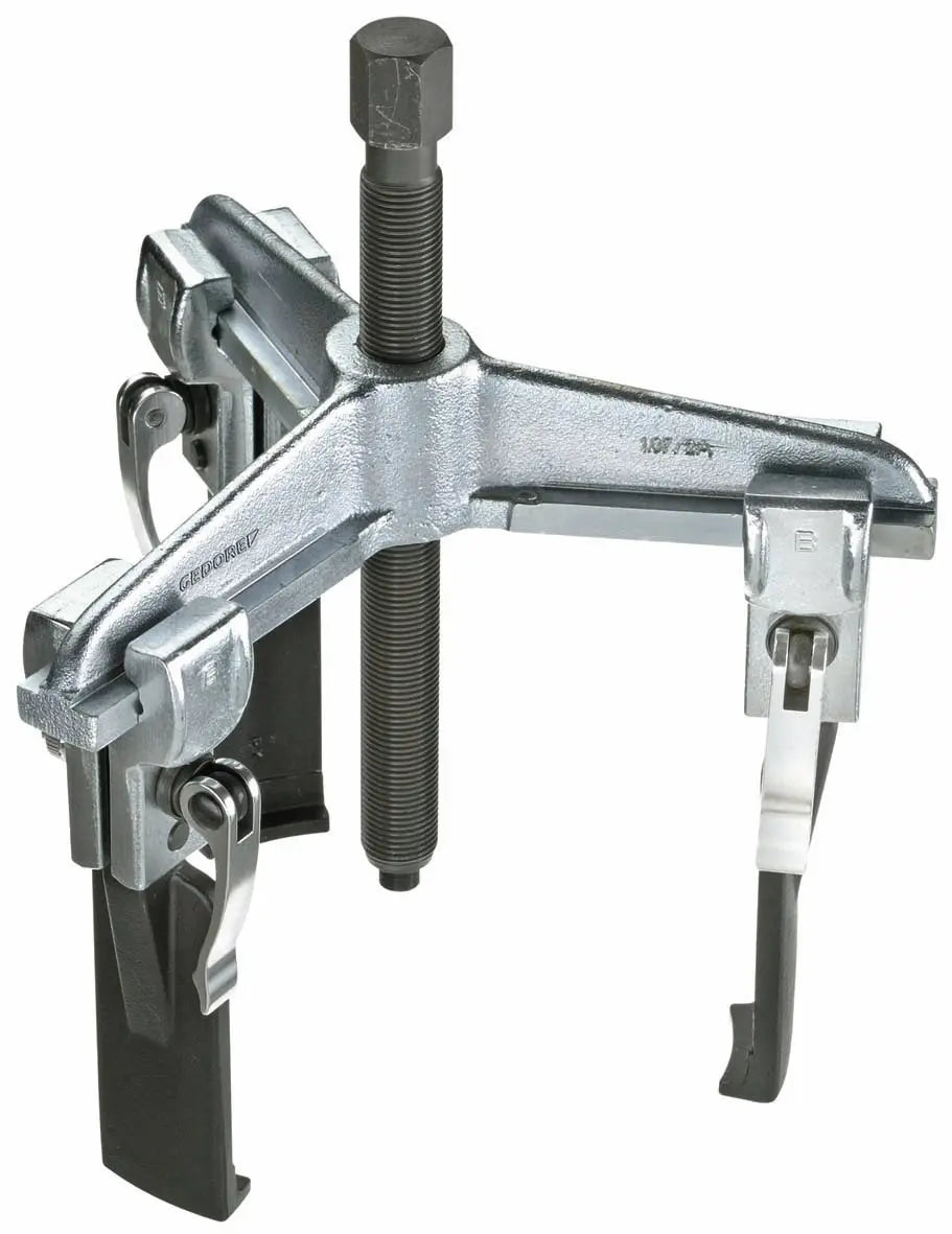 Gedore 1.07/S2A-E Quick-release puller, 3-arm pattern, with slim legs 160x150 mm 2016060 Gedore