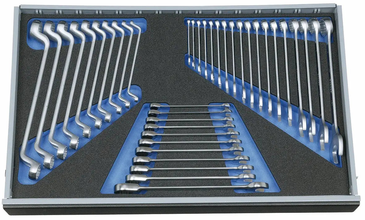 Gedore 2005 CT4-2-7 Combination Wrench set in 4/4 CT tool module, 39 pcs 2016265 Gedore