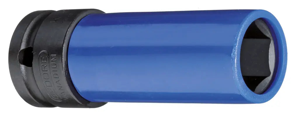 Gedore 1/2 in Impact Socket with Protective Sleeve, 17mm, Working Length 81mm - GD 2178214 Gedore
