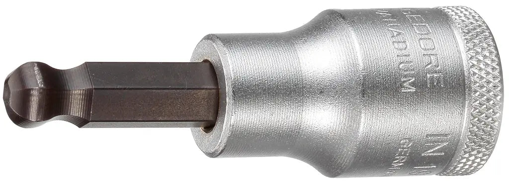 Gedore 1/2 in Ball Head Internal Hexagon Screwdriver Bit Socket, 6mm - GD 2219336 Gedore