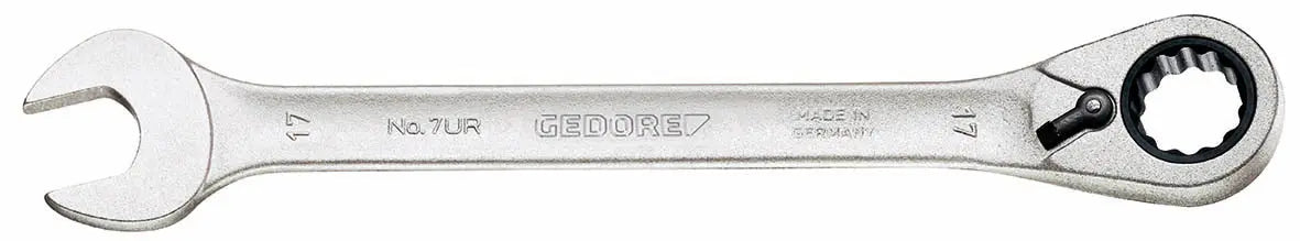 Gedore 7 UR 18 Combination ratchet wrench, reversible, 18 mm 2297353 Gedore