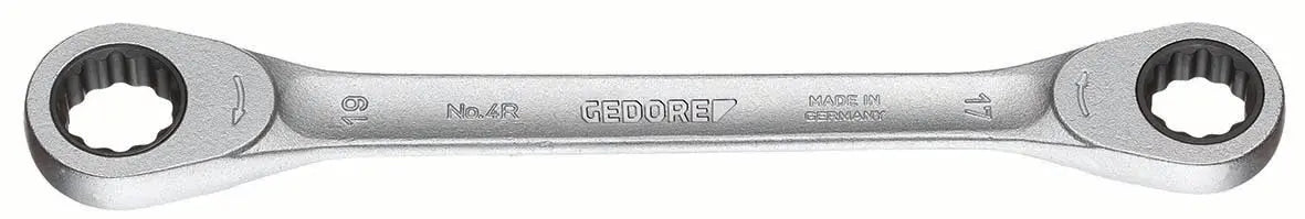 Gedore 4 R 10x11 Flat ring ratchet wrench 10x11 mm 2306743 Gedore