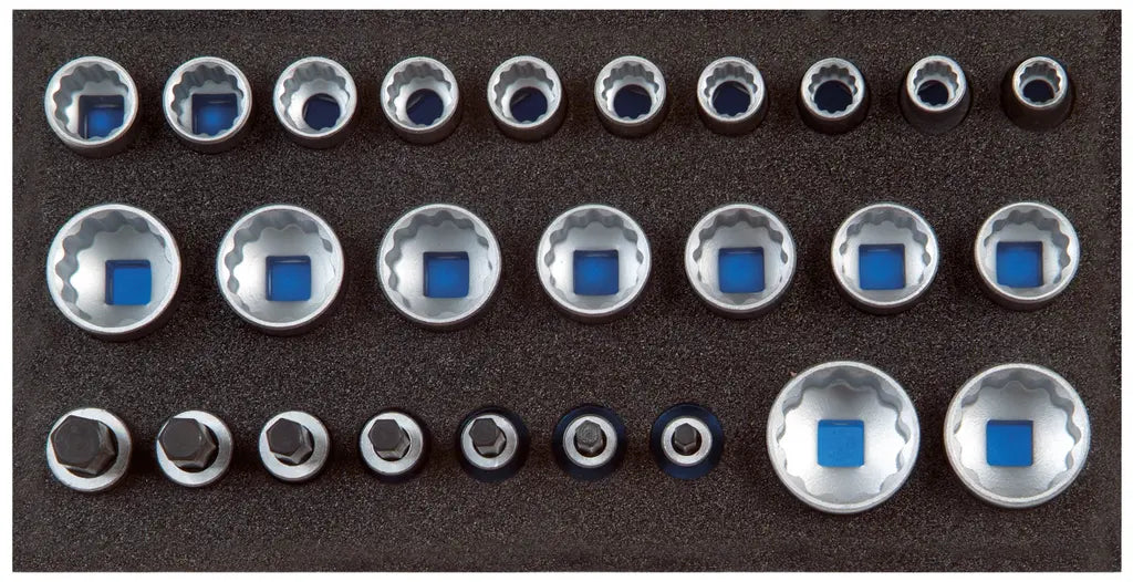 Gedore Set of 26 1/2 in UD Profile Socket Wrench Insert with CT Module - GD 2308916 Gedore