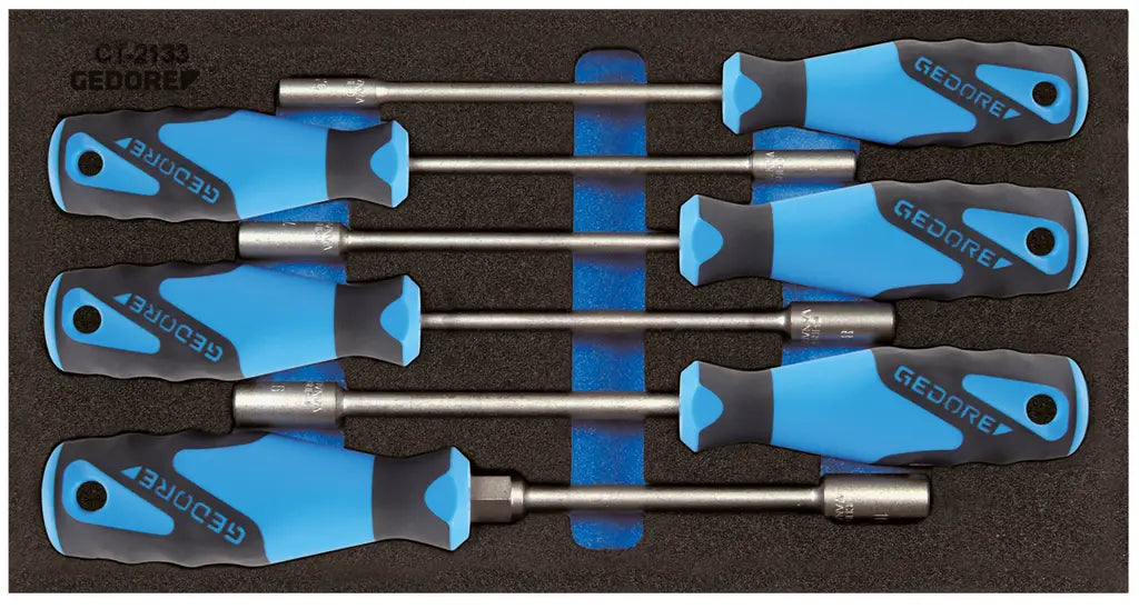 Gedore Set of 6 Socket Wrench with CT Module - GD 2309122 Gedore