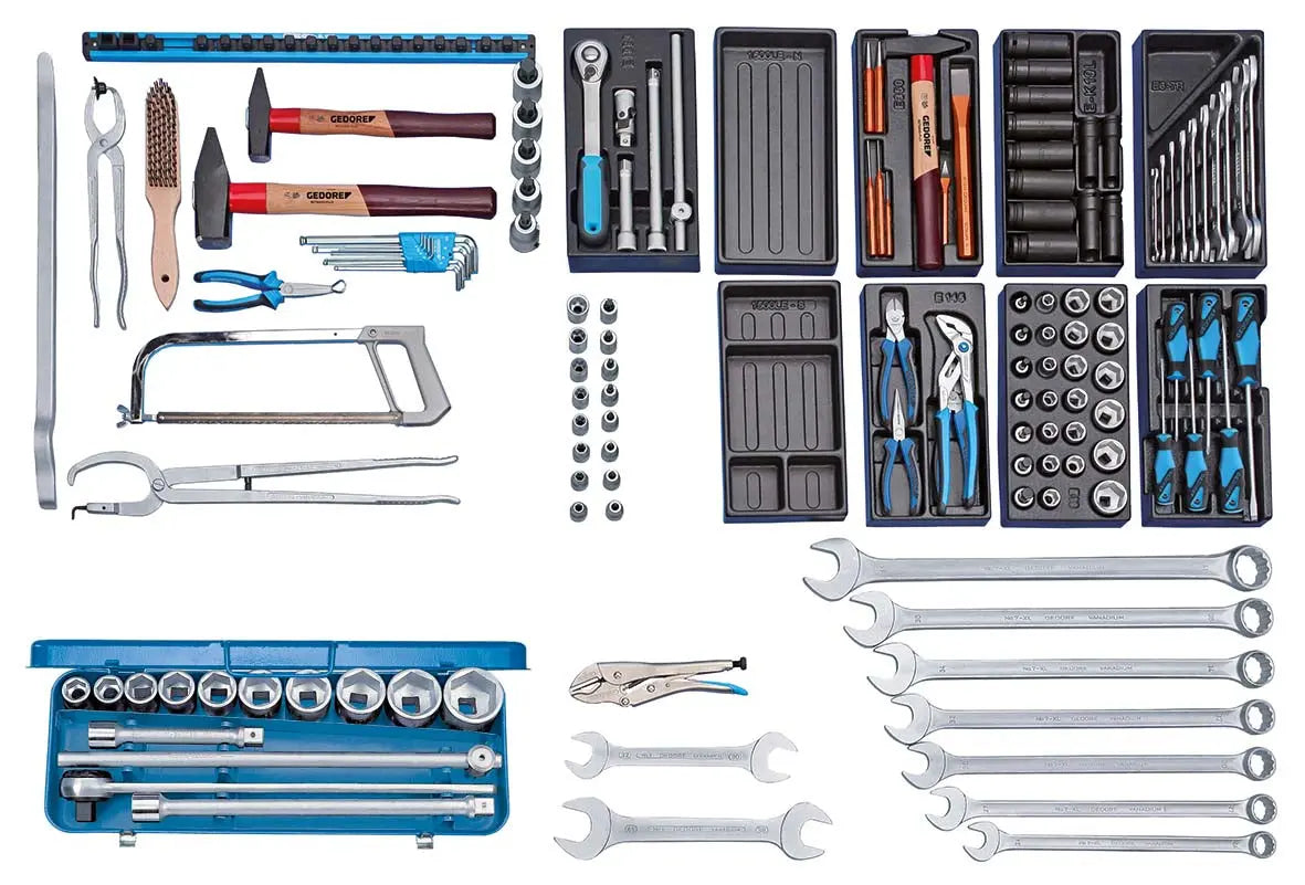 Gedore S 1022 Tool assortment NFZ, 133 pcs 2319934 Gedore