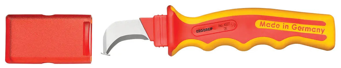 Gedore VDE 4527 K VDE Cable knife with hooked blade 2661489 Gedore