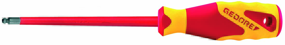 Gedore VDE 2163 K 5 VDE Screwdriver, ball end, 5 mm 2824515 Gedore