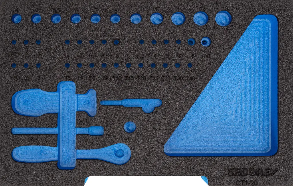 Gedore 1/2 L-BOXX 136 Empty Foam Module for 1100 CT1-20 - GD 2835894 Gedore