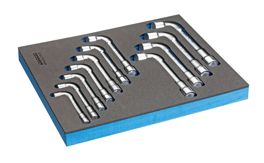 Gedore Set of 11 Double Ended Socket Wrench with Check Tool Module - GD 2841851 Gedore