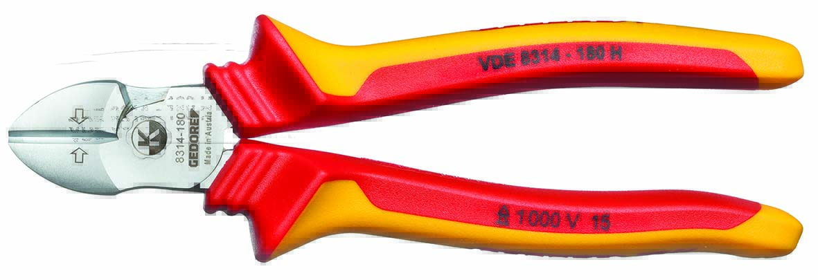 Gedore VDE 8314-180 H VDE Side cutter with VDE insulating sleeves 180 mm 2910950 Gedore