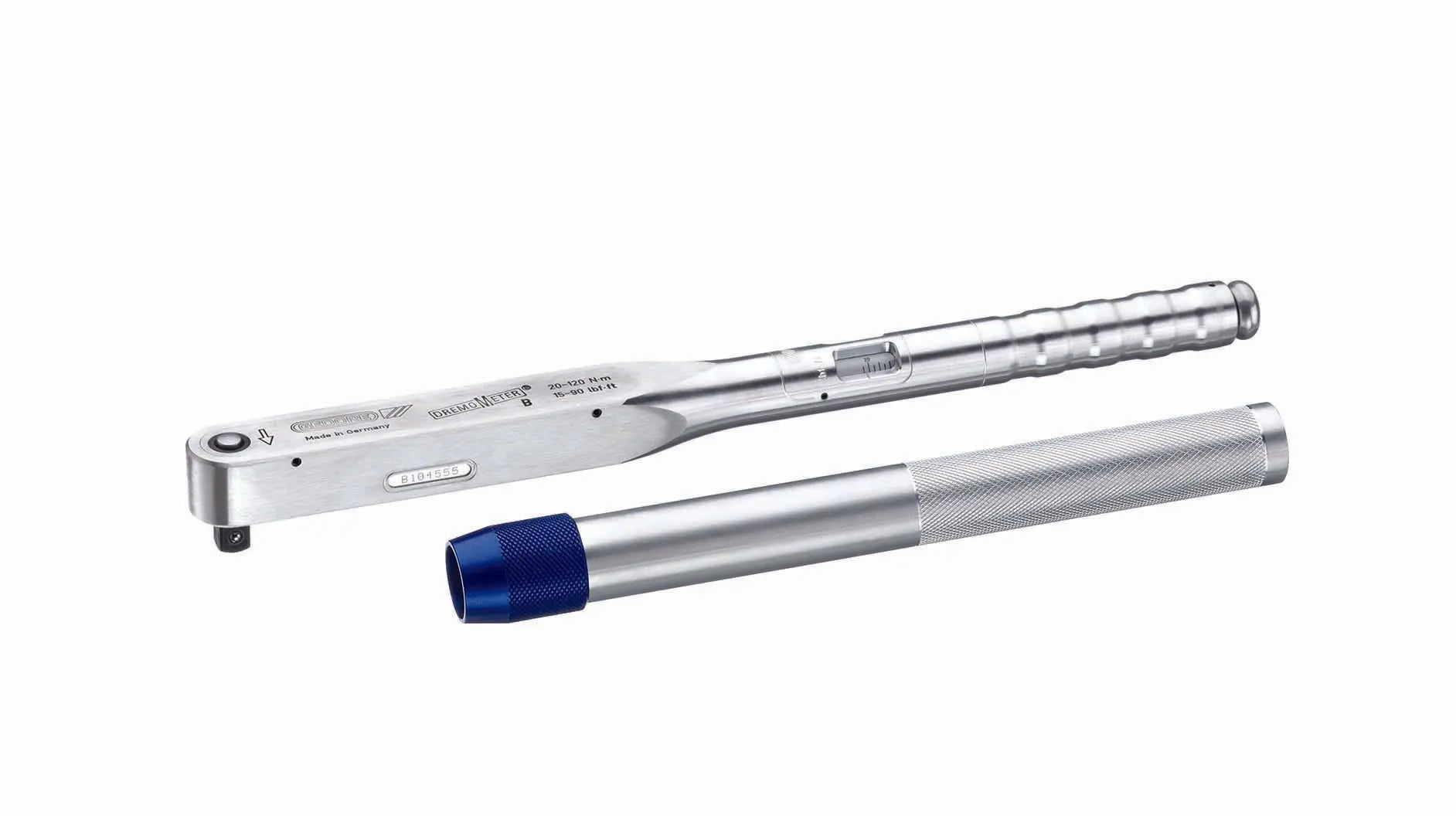 Gedore 8561-001 Torque wrench DREMOMETER BR 1/2" 25-120 Nm, with ALU extension tube 2926989 Gedore