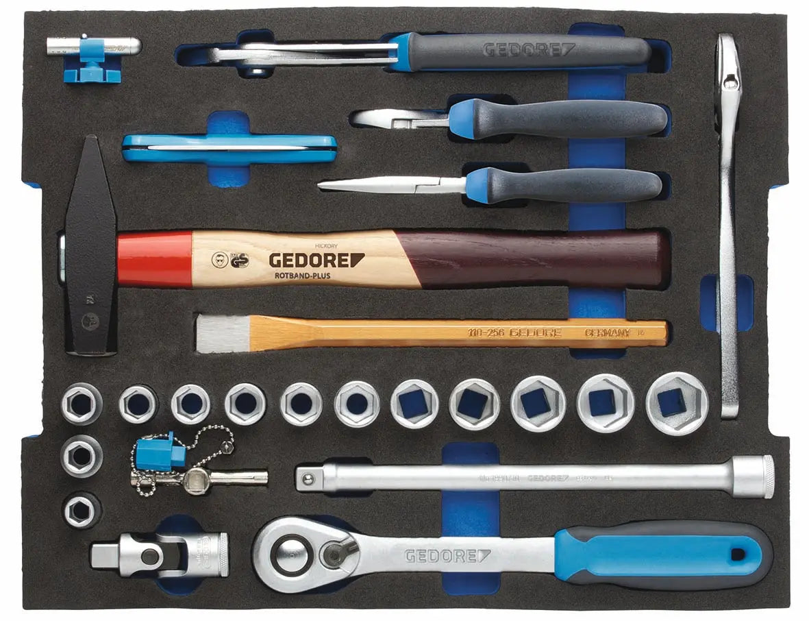 Gedore 1100 CT2-01 Assortment Mechanic, in 2/2 L-BOXX 136 Module, 26 pcs 2936828 Gedore