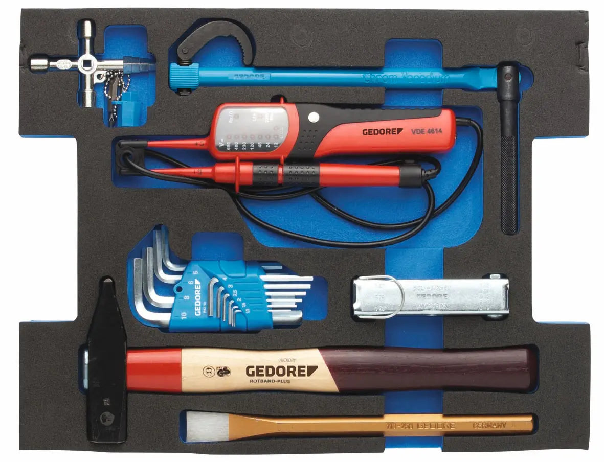 Gedore 1100 CT2-03-600 D Assortment Installation, in 2/2 L-BOXX 136 Module 2940604 Gedore