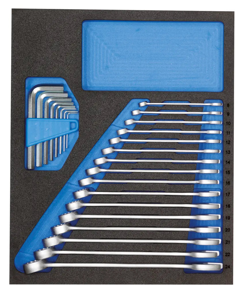 Gedore Combination Wrench Set with Check-Tool Module - GD 2957213 Gedore