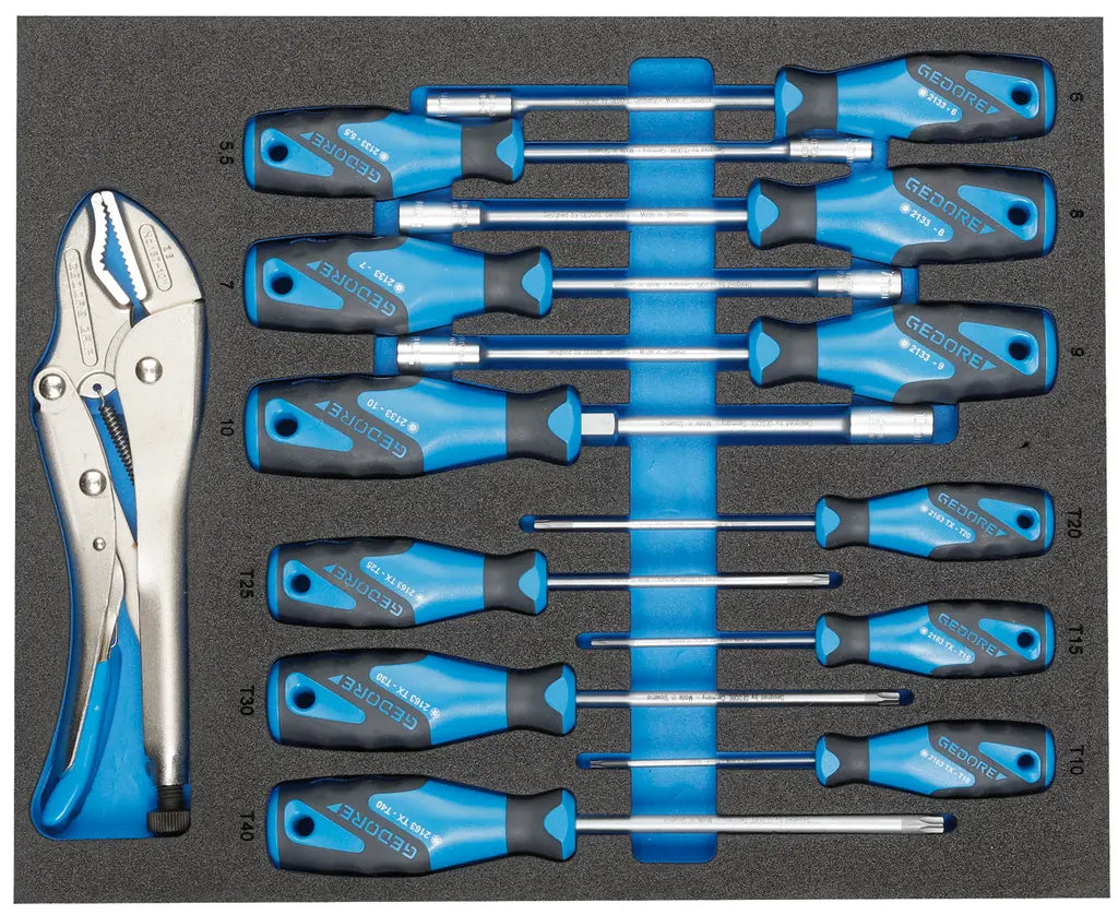 Gedore TS CT2-2133-2163TX Assortment Tools with CT Module - GD 2957469 Gedore
