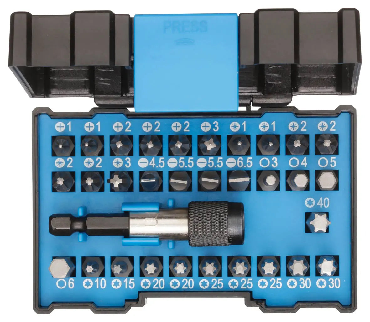 Gedore 666-032-A Bit Box Allround 32 pieces 2993236 Gedore