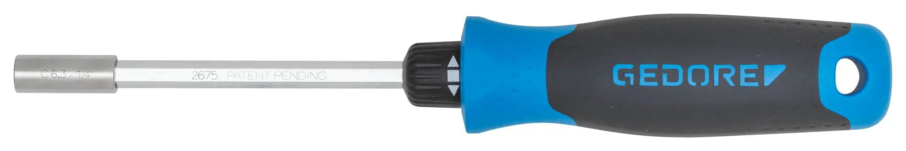 Gedore 2675 Ratchet screwdriver SilentGEAR 1/4" 3031918 Gedore