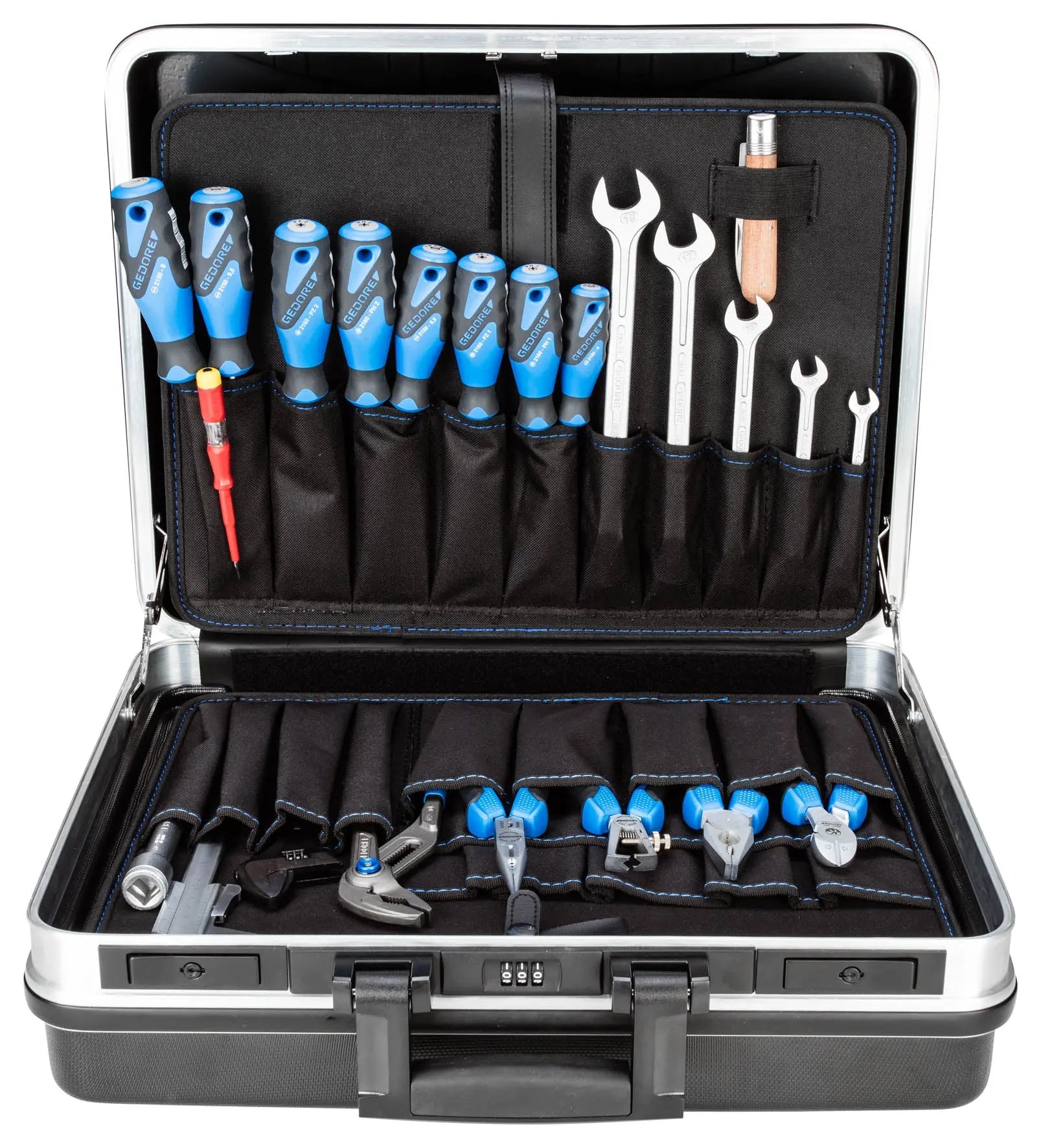 Gedore 1041-002 Tool Set profi in case, 100 pcs. 3082148 Gedore