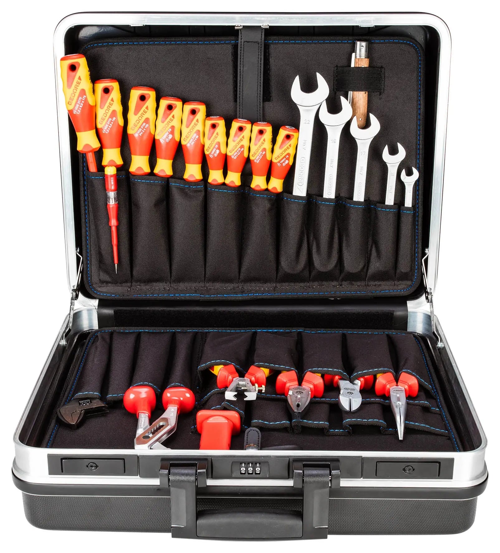 Gedore 1041-003 Tool Set VDE in case, 74 pcs. 3082156 Gedore