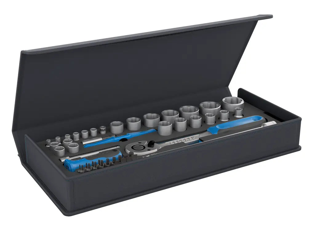 Gedore Set of 52 1/4 and 1/2 in Socket Wrench - GD 3085031 Gedore