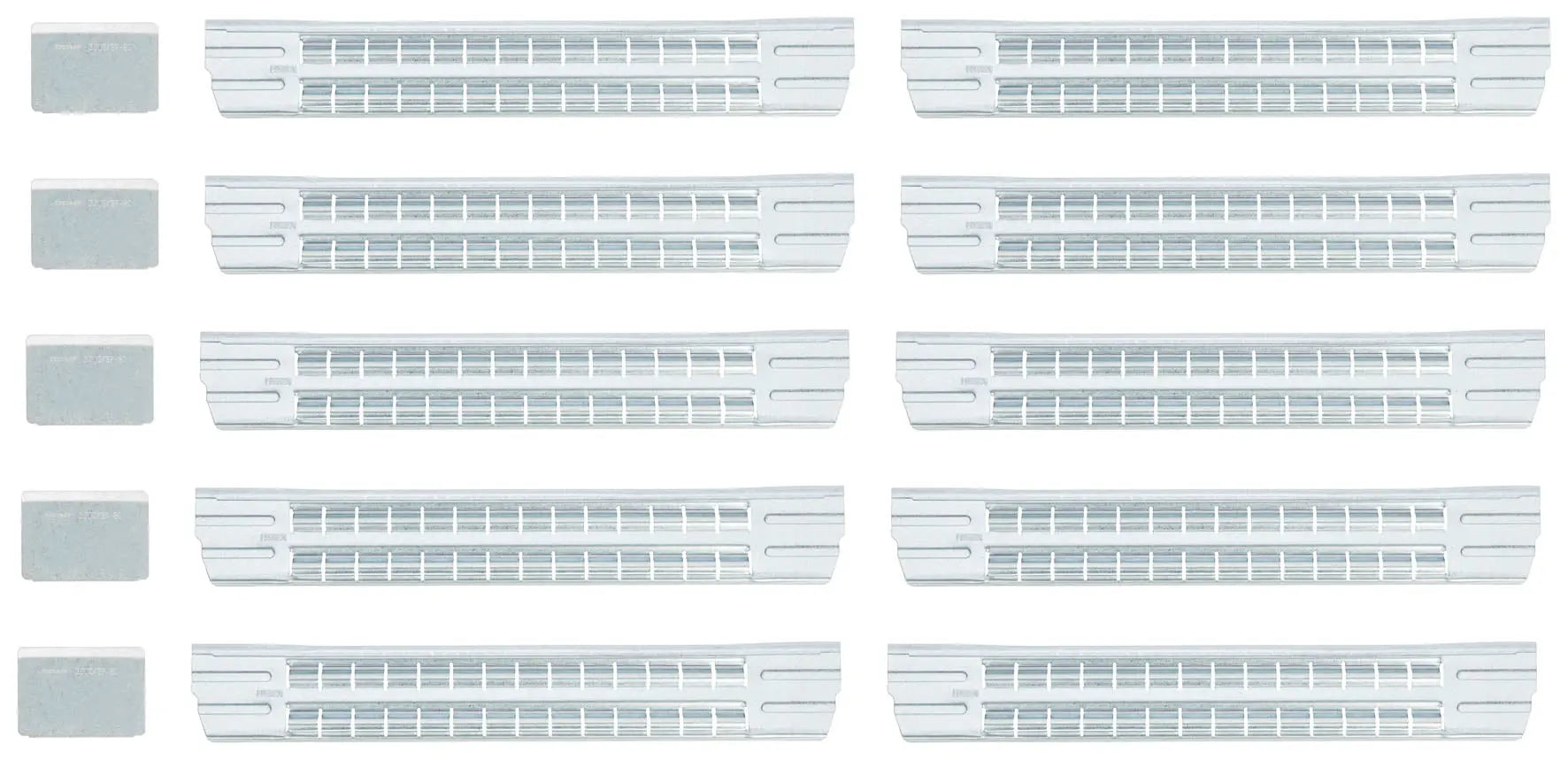 Gedore E-S 1507 XL SF2-5 Set of lengthwise dividers w/mounting material, 2 pieces 3101274 Gedore