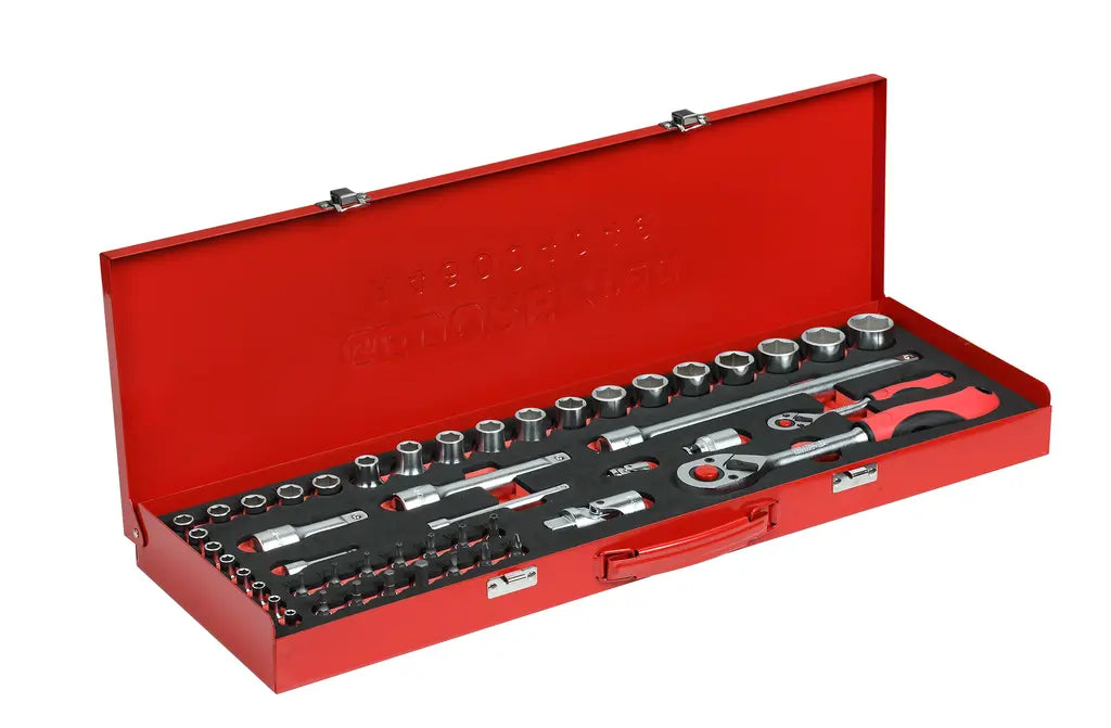 Gedore Set of 49 1/4 and 1/2 in Socket Wrench - GD 3300010 Gedore