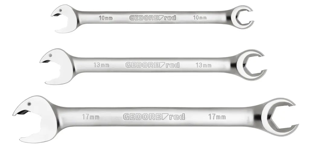 Gedore Set of 4 Open Ended Combination Ratchet Wrench, 10 - 19mm - GD 3300032 Gedore